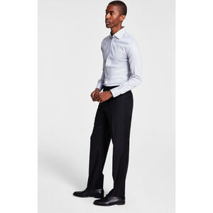 Michael Kors Men Classic Fit Wool Blend Stretch Suit Pants Black Size 33X30